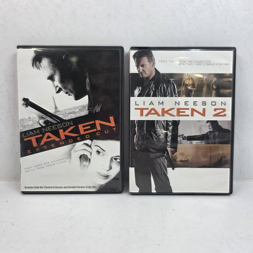 Taken & Taken 2 (DVD Set) Liam Neeson Action Bundle